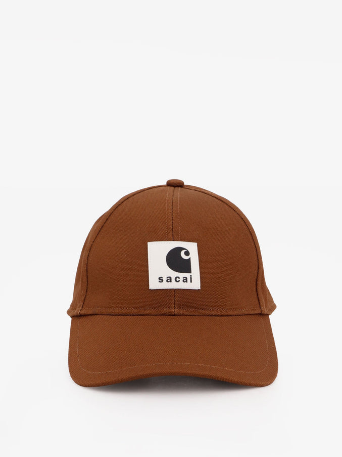 Sacai X Carhartt Wip Carhartt Wip Duck Cotton Baseball Hat Uni D Beige