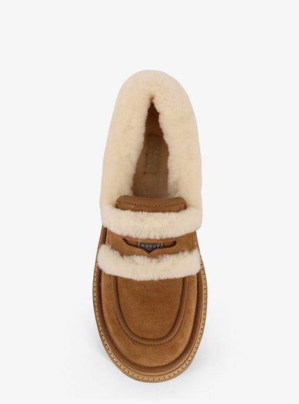 Sacai X Ugg Suede And Fur Ugg X Sacai Loafer