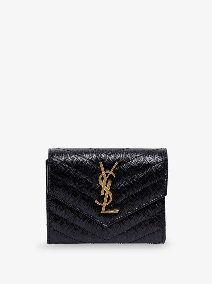 Saint Laurent Leather Wallet Uni Nero