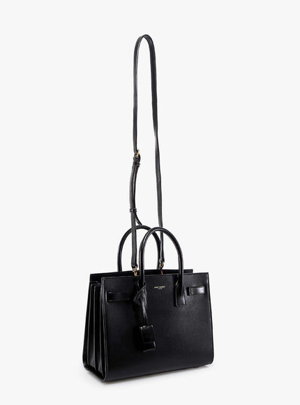 Saint Laurent Baby Sac De Jour Leather Handbag With Padlock