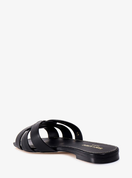Saint Laurent Tribute 05 Leather Nu Pieds Flat Sandals