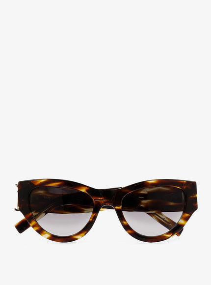 Saint Laurent Acetate Sunglasses Uni Havana Havan Gr Grey