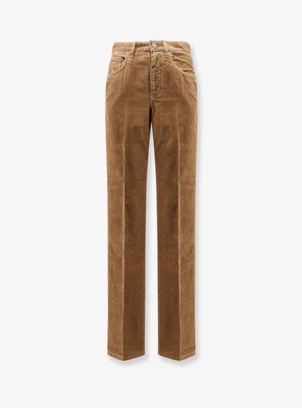 Saint Laurent Clyde Corduroy Trousers Fall Beige