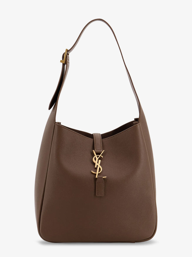 Saint Laurent Le 5 À 7 Small Leather Shoulder Bag Uni New Pecan Brown