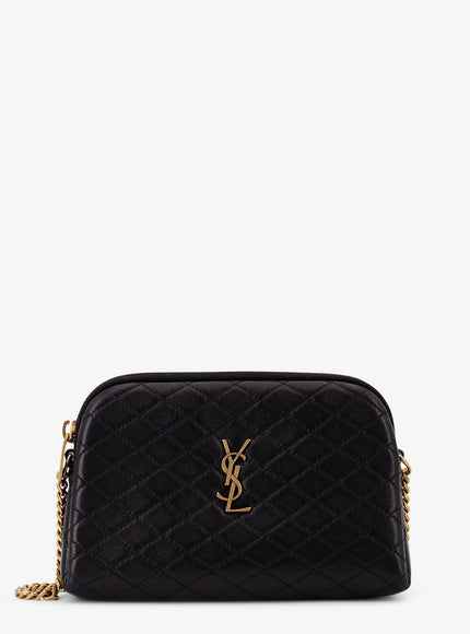 Saint Laurent Gaby Leather Shoulder Bag Uni Nero