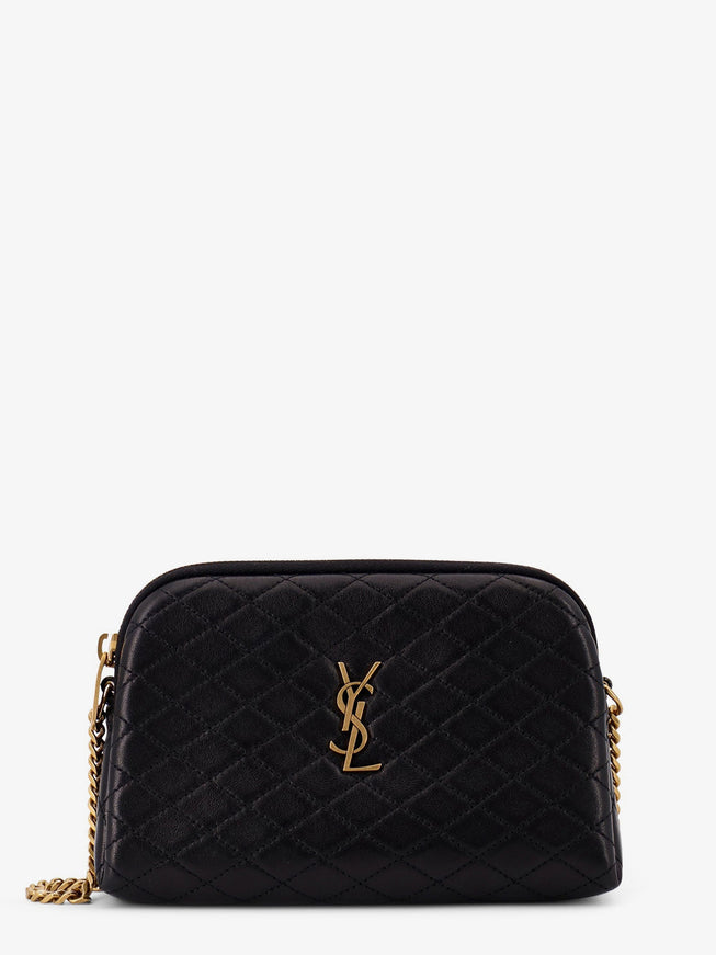 Saint Laurent Gaby Leather Shoulder Bag Uni Nero