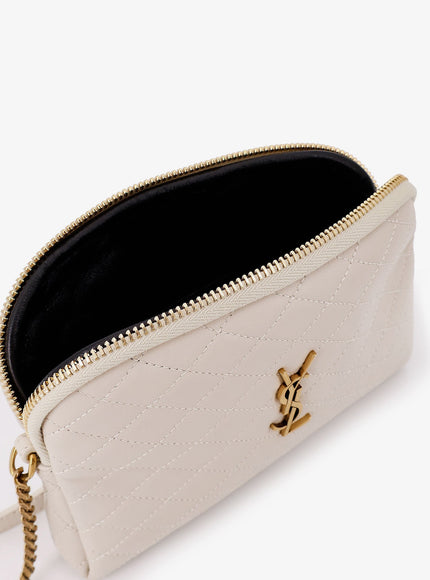 Saint Laurent Gaby Leather Shoulder Bag