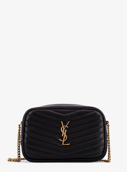 Saint Laurent Mini Lou Quilted Leather Crossbody Bag Uni Nero
