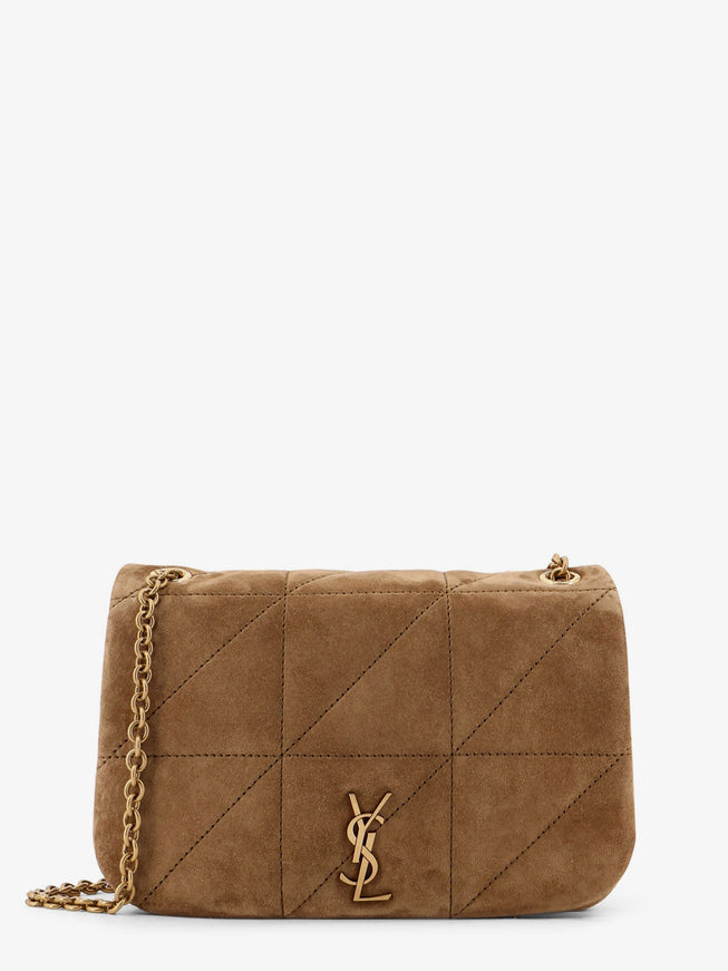Saint Laurent Mini Jamie 4.3 Suede Shoulder Bag Mini Golden Leaf