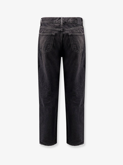 Saint Laurent Long Mick Black Denim Trousers