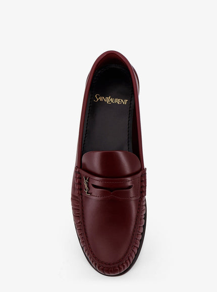 Saint Laurent Laurent 05 Moc Leather Loafers