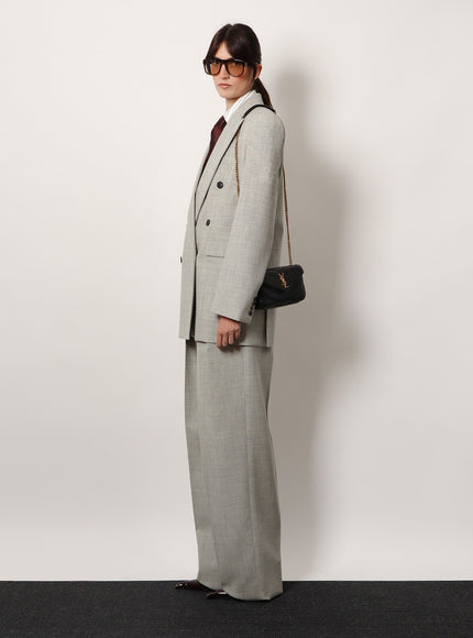 Saint Laurent Loulou Mini Leather Shoulder Bag