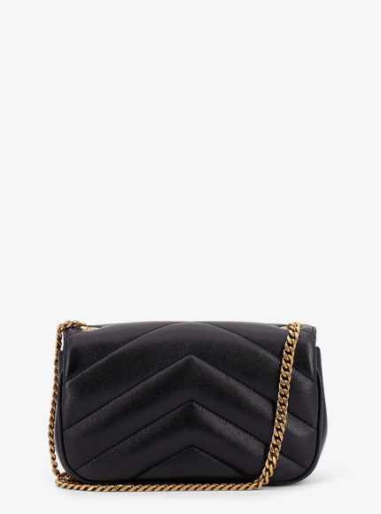 Saint Laurent Loulou Mini Leather Shoulder Bag