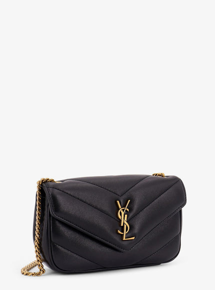 Saint Laurent Loulou Mini Leather Shoulder Bag