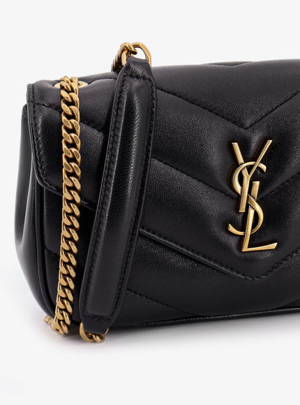 Saint Laurent Loulou Mini Leather Shoulder Bag