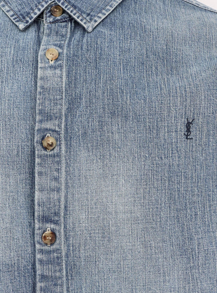 Saint Laurent Cassandre Denim Shirt