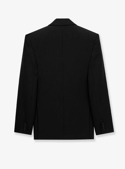 Saint Laurent Double-Breasted Wool Blazer