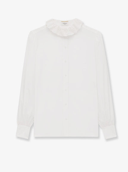 Saint Laurent Certified Cotton Shirt Craie