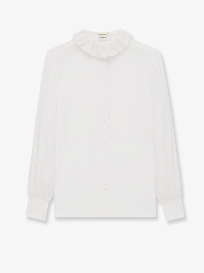 Saint Laurent Certified Cotton Shirt Craie