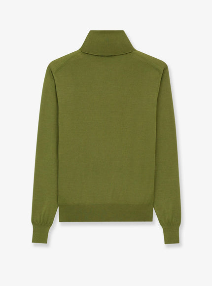 Saint Laurent Cashmere, Wool And Silk Turtleneck Sweater
