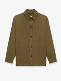 Saint Laurent Cotton And Linen Shirt With Embroidery Savane