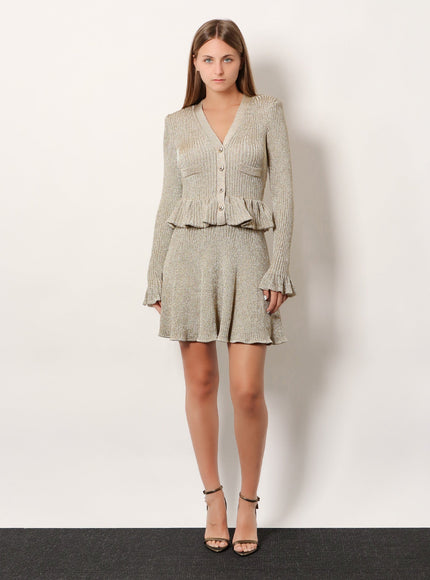 Self Portrait Lurex Short Dress