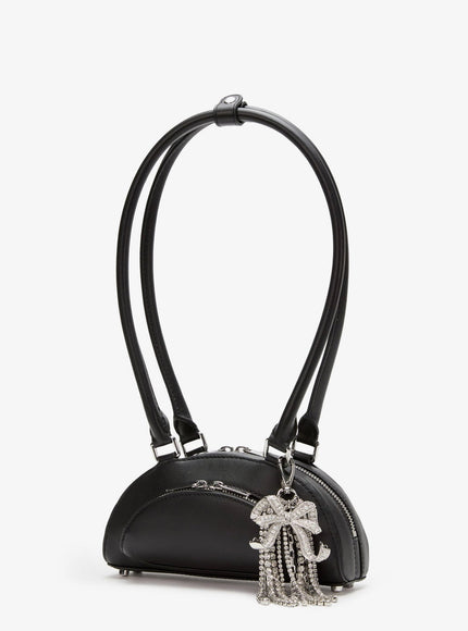 Self Portrait Leather Shoulder Bag With Charms