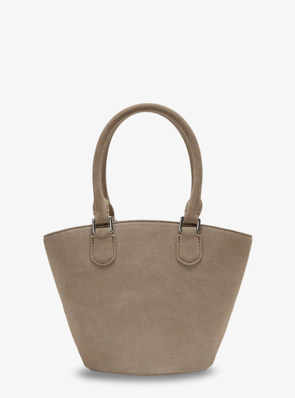 Self Portrait Suede Shoulder Bag With Charms