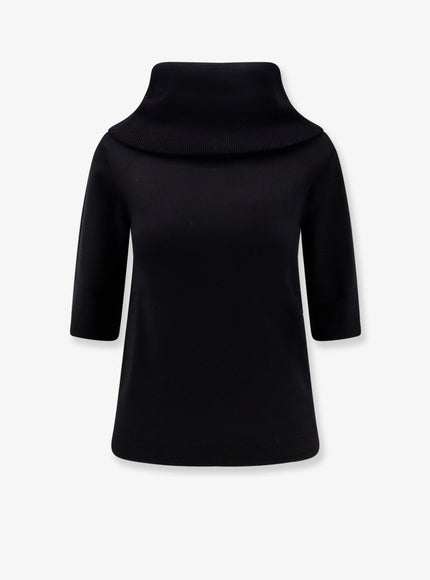 Semicouture Concetta Stretch Viscose Sweater Nero