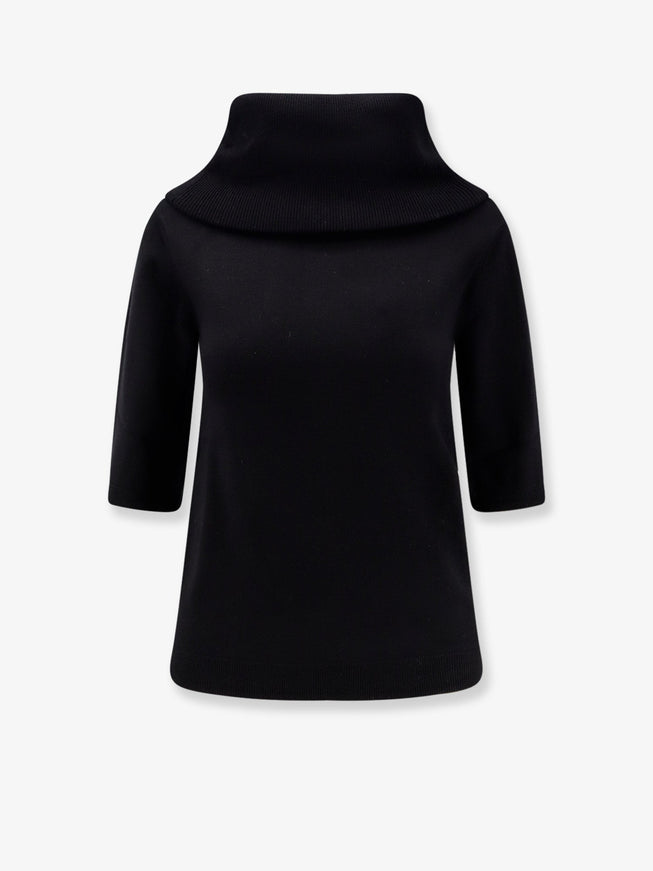 Semicouture Concetta Stretch Viscose Sweater Nero