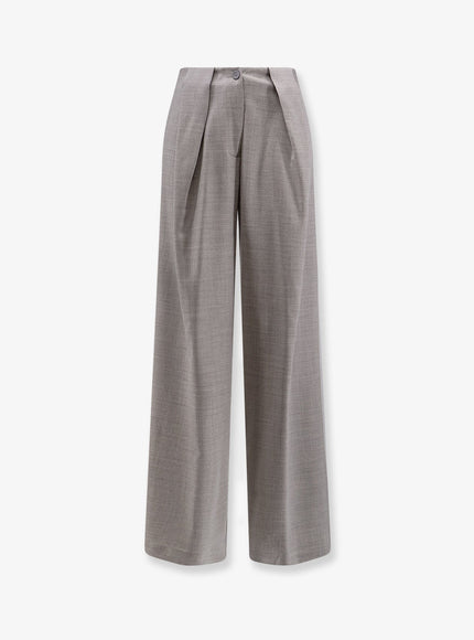 Semicouture Juana Virgin Wool Trousers Ossigeno