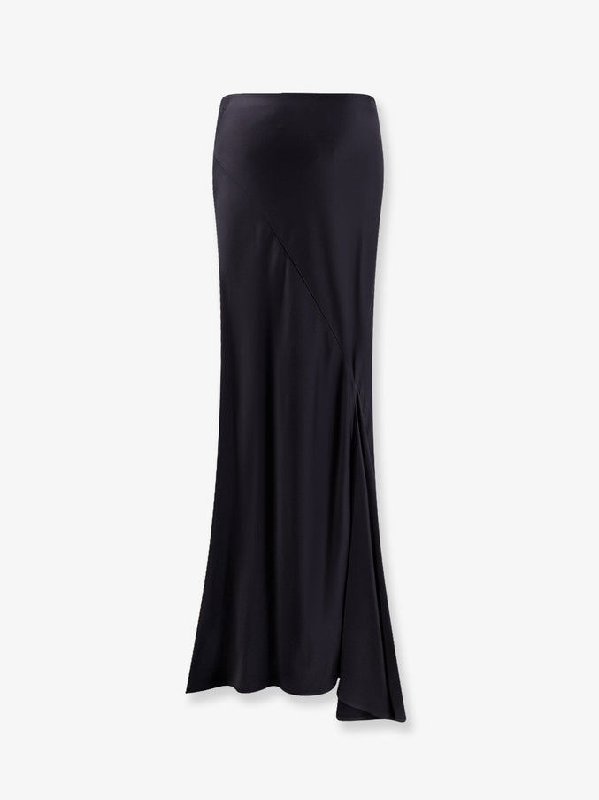 Semicouture Elvira Satin Long Skirt