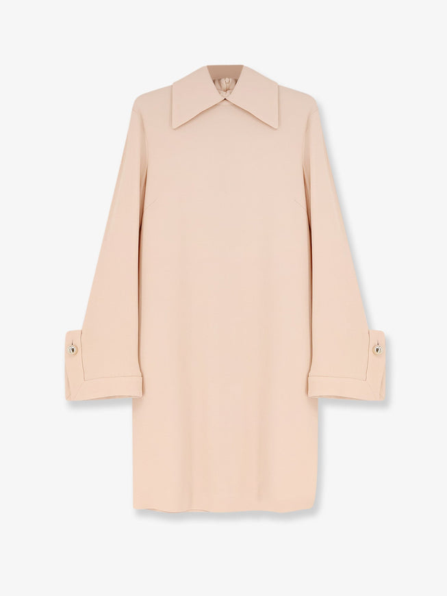 Semicouture Stretch Viscose Mini Dress Perla