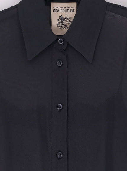 Semicouture Voile Shirt With Top
