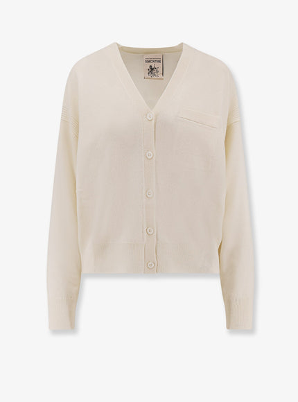 Semicouture Wool And Cashmere Cardigan Zucchero