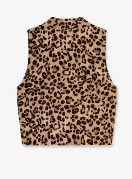 Semicouture Wool And Cashmere Sleeveless Sweater