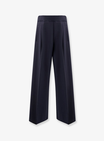 Semicouture Virgin Wool Blend Trousers Midnight