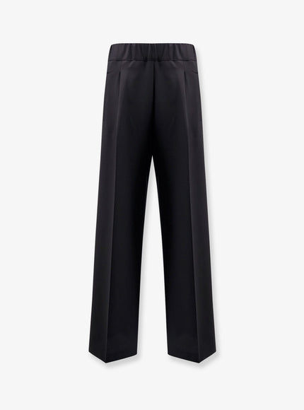 Semicouture Virgin Wool Blend Trousers Nero