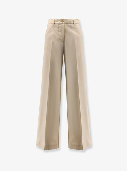 Semicouture Cotton Trousers Zucchero