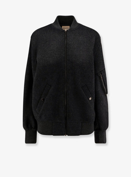 Semicouture Wool Bomber Antracite
