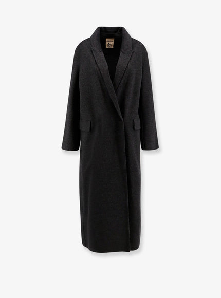 Semicouture Wool Coat Antracite