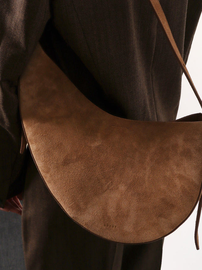 Soeur Suede Crossbody Bag
