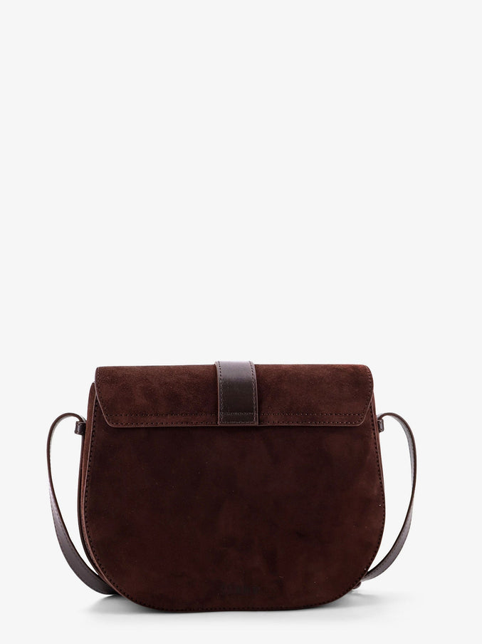 Staud Bella Saddle Suede Crossbody Bag