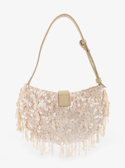 Staud Alana Bag Shoulder Bag With All-Over Sequins