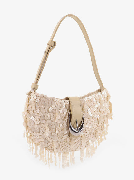 Staud Alana Bag Shoulder Bag With All-Over Sequins