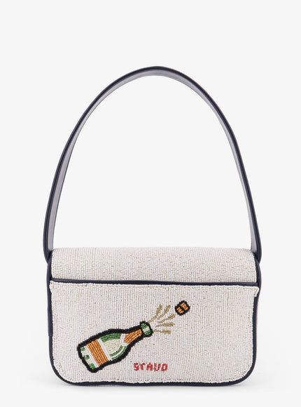 Staud Tommy Beaded Bag Shoulder Bag With All-Over Beads