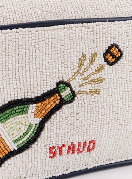 Staud Tommy Beaded Bag Shoulder Bag With All-Over Beads