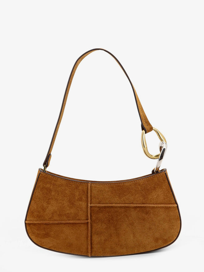 Staud Ollie Suede Shoulder Bag Uni Tan
