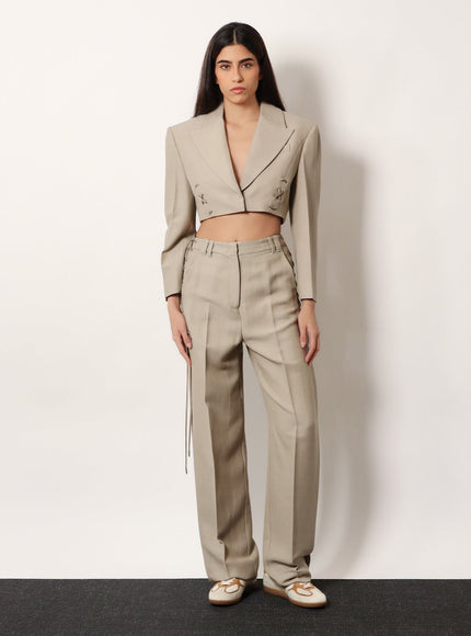 Stella Maxwell X Marella Wool Blend Trousers
