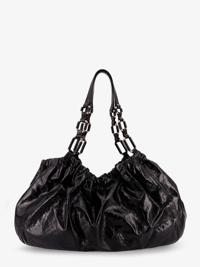 Stella Maxwell X Marella Patent Leather Shoulder Bag Uni Nero